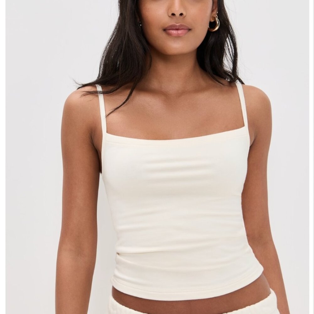 Eterne Soft 90s Tank Top - Ivory - S